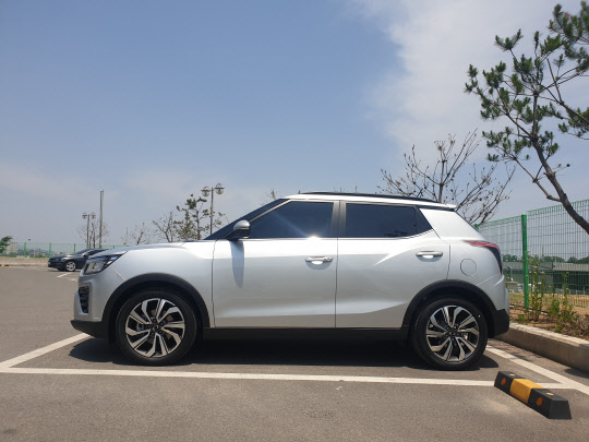 쌍용자동차 티볼리 리스펙.<장우진 기자>